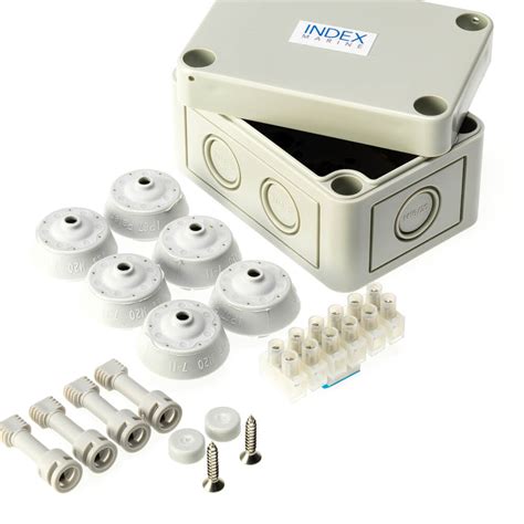 junction box below water pipe|small waterproof junction box.